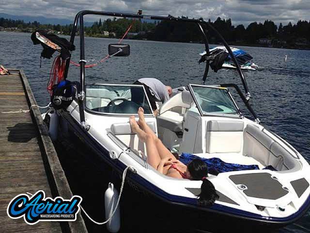 2012 Yamaha SX210 with an Airborne 2.0 Wakeboard Tower, photo 2 of 6