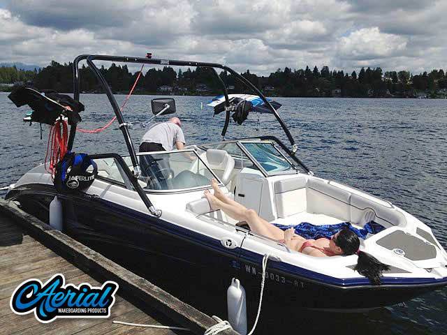 2012 Yamaha SX210 with an Airborne 2.0 Wakeboard Tower, photo 1 of 6