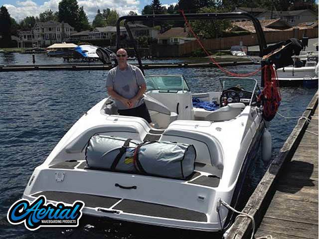 2012 Yamaha SX210 with an Airborne 2.0 Wakeboard Tower, photo 3 of 6