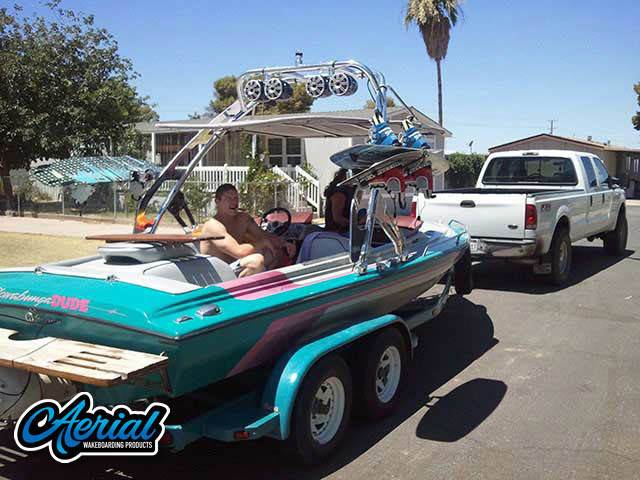 Commander with a FreeRide Wakeboard Tower