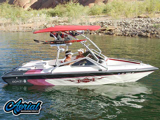 Donzi with an Airborne 2.0 Wakeboard Tower, photo 1 of 4