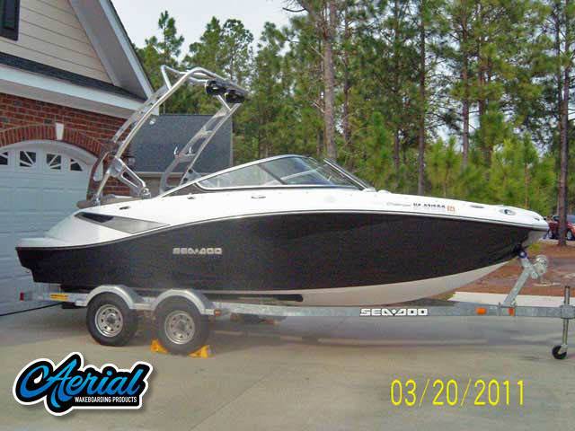 Seadoo 210 Challenger SE with a FreeRide Wakeboard Tower, photo 1 of 12