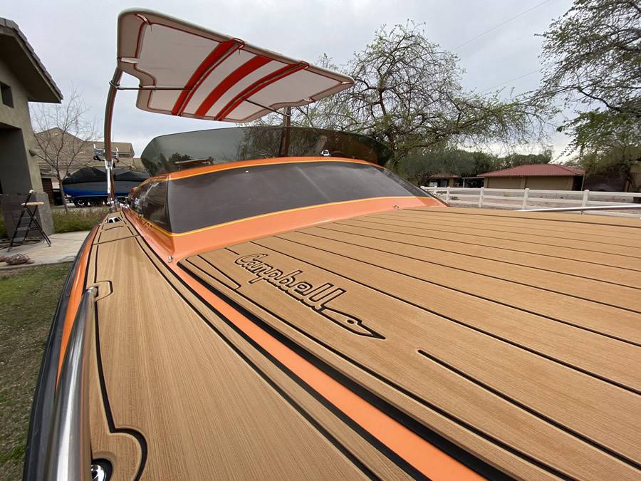 1980 Campbell Daycruiser 22 with a FreeRide Wakeboard Tower, photo 3 of 5