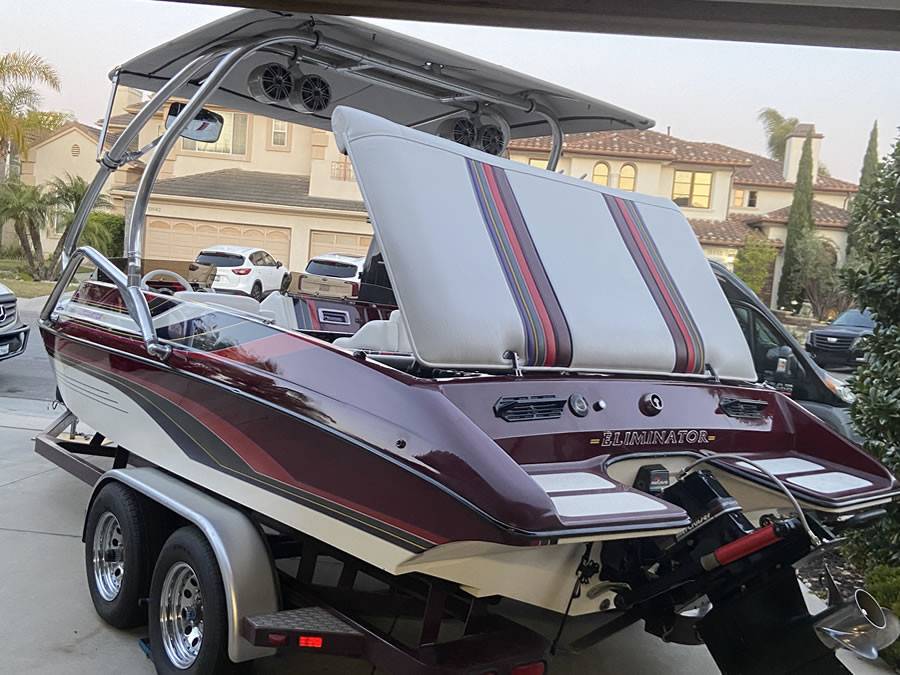 1994 Eliminator 230 Eagle with an Airborne 2.0 Wakeboard Tower, photo 3 of 6
