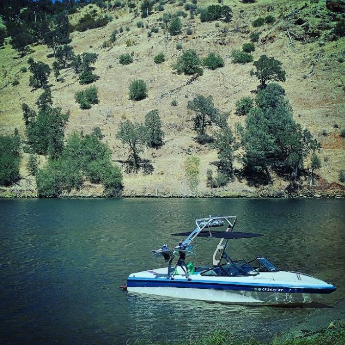 1996 Malibu Sunsetter LX with a FreeRide Wakeboard Tower, photo 2 of 6
