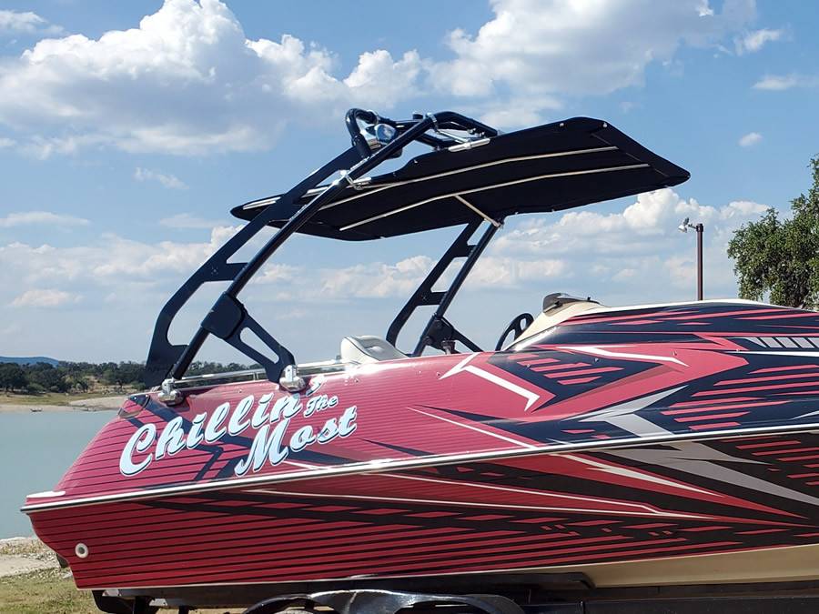 2000 Playcraft DSV 250 Deckboat with a FreeRide Wakeboard Tower, photo 3 of 5