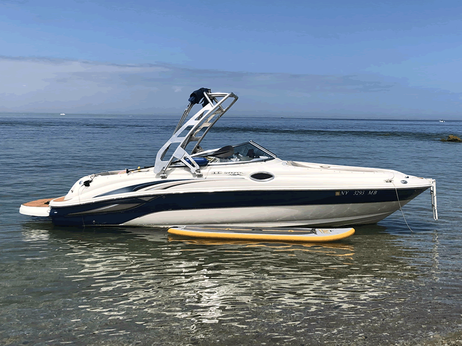 2004 Sea Ray 240 Sundeck with a FreeRide Wakeboard Tower, photo 1 of 5