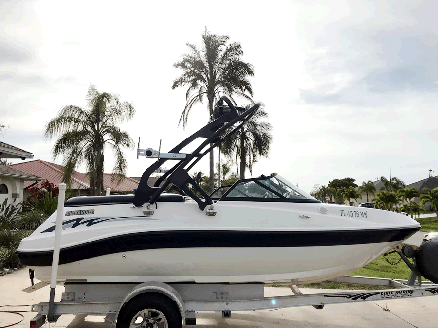 2005 Sea Doo Utopia 185 with a FreeRide Wakeboard Tower, photo 1 of 7