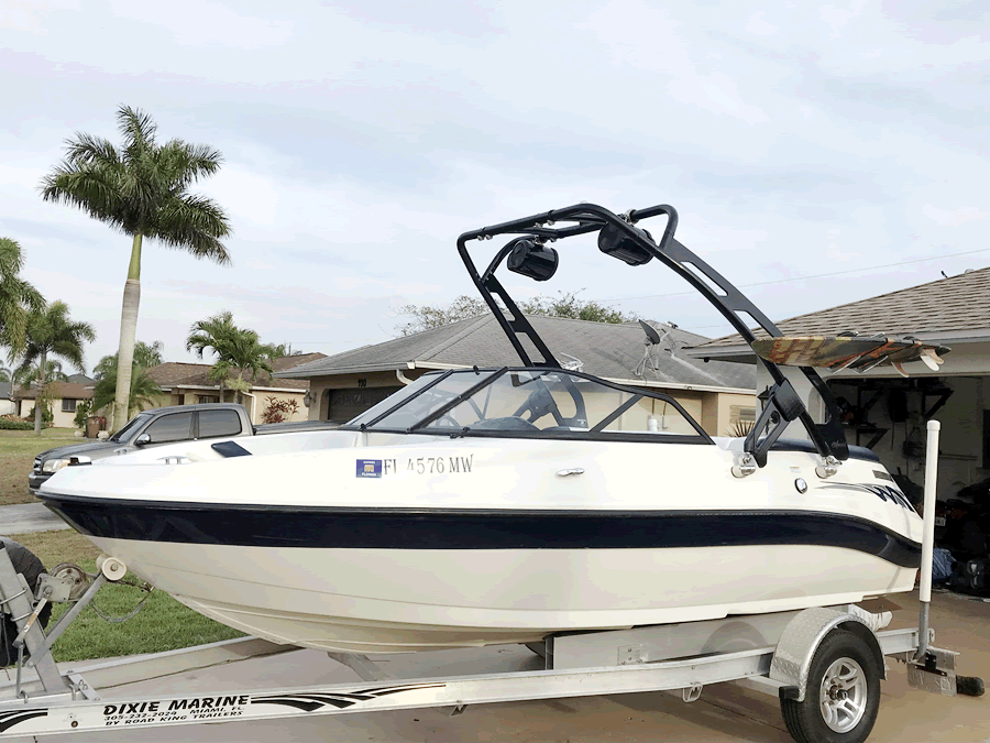 2005 Sea Doo Utopia 185 with a FreeRide Wakeboard Tower, photo 3 of 7