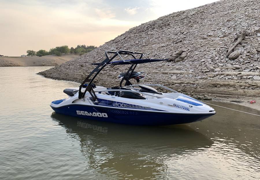2007 Sea Doo Speedster with a FreeRide Wakeboard Tower, photo 2 of 9