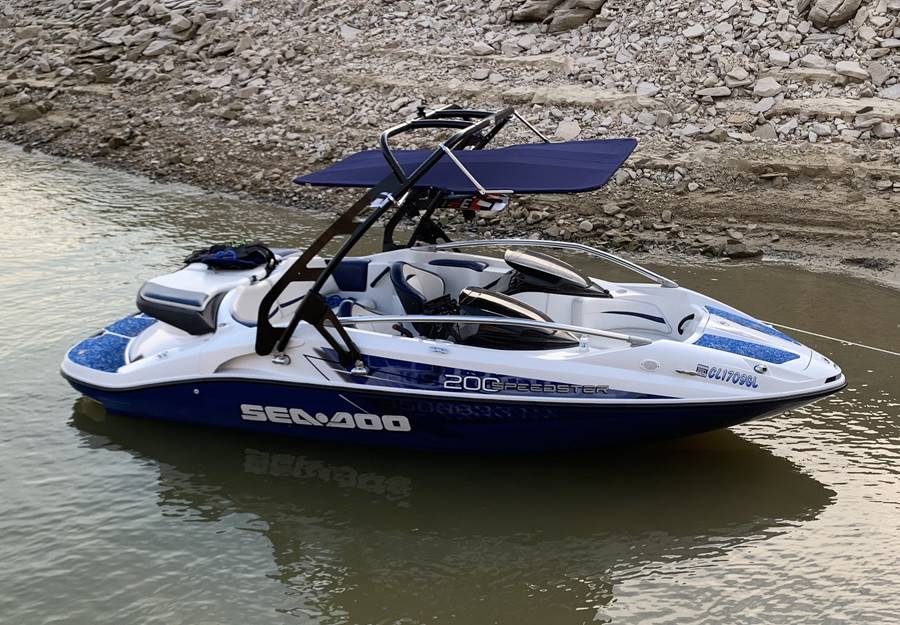 2007 Sea Doo Speedster with a FreeRide Wakeboard Tower, photo 1 of 9