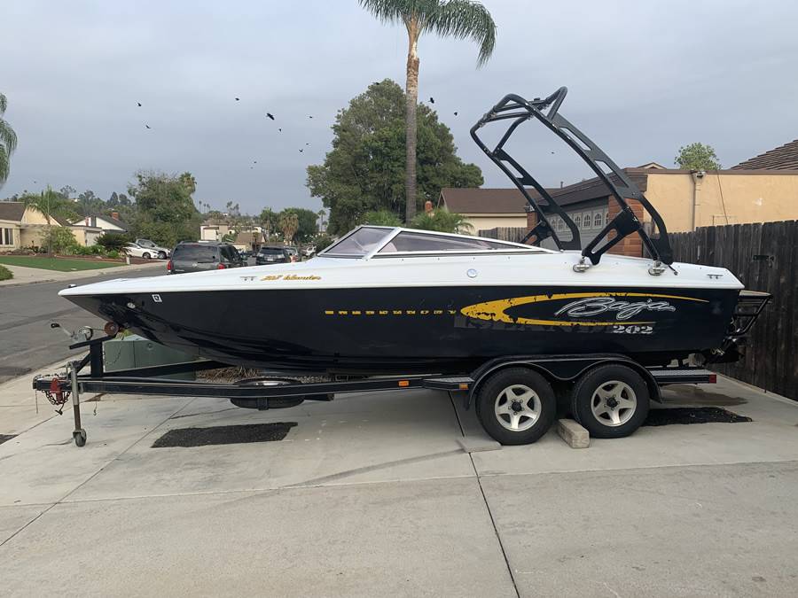 2008 Baja 202 Islander with a FreeRide Wakeboard Tower, photo 2 of 3