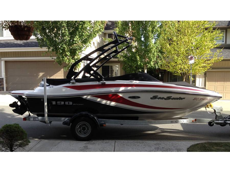 2013 Sea Ray 190 Sport with a FreeRide Wakeboard Tower, photo 3 of 3